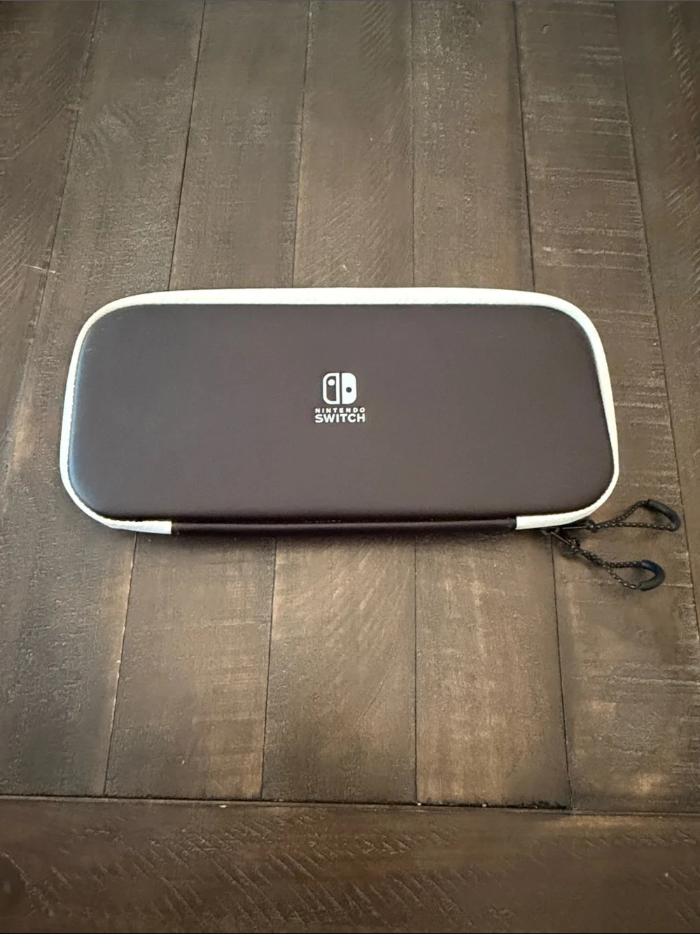 Nintendo Black and White Travel Case with Clip